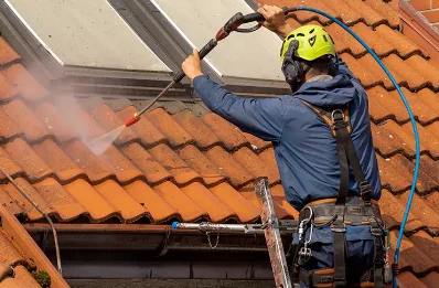 Démoussage et hydrofuge de toiture à Authon-Ébéon